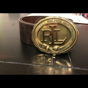 Brown Ralph Lauren belt size Small